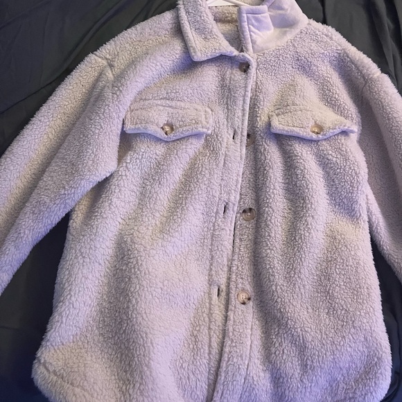 Aeropostale Size Small Jacket Fur Color Crème - Picture 1 of 2